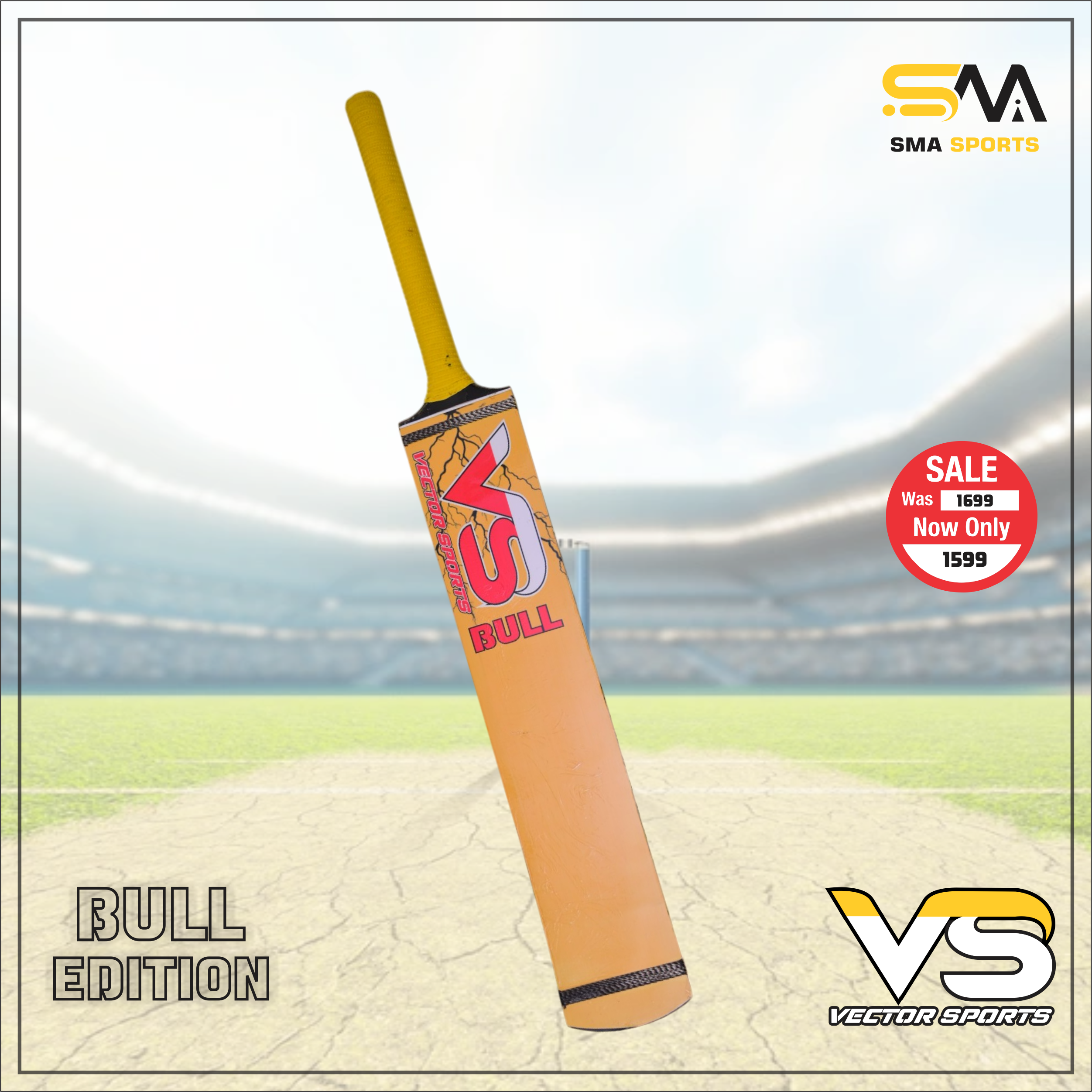SMA combo Bull Edition Deal(1 Bat,cover)