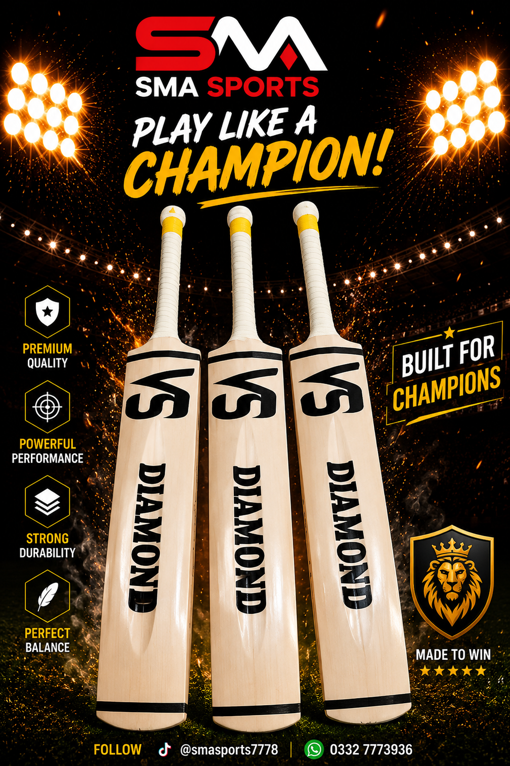 Diamond Edition Bat Full Cane Handle