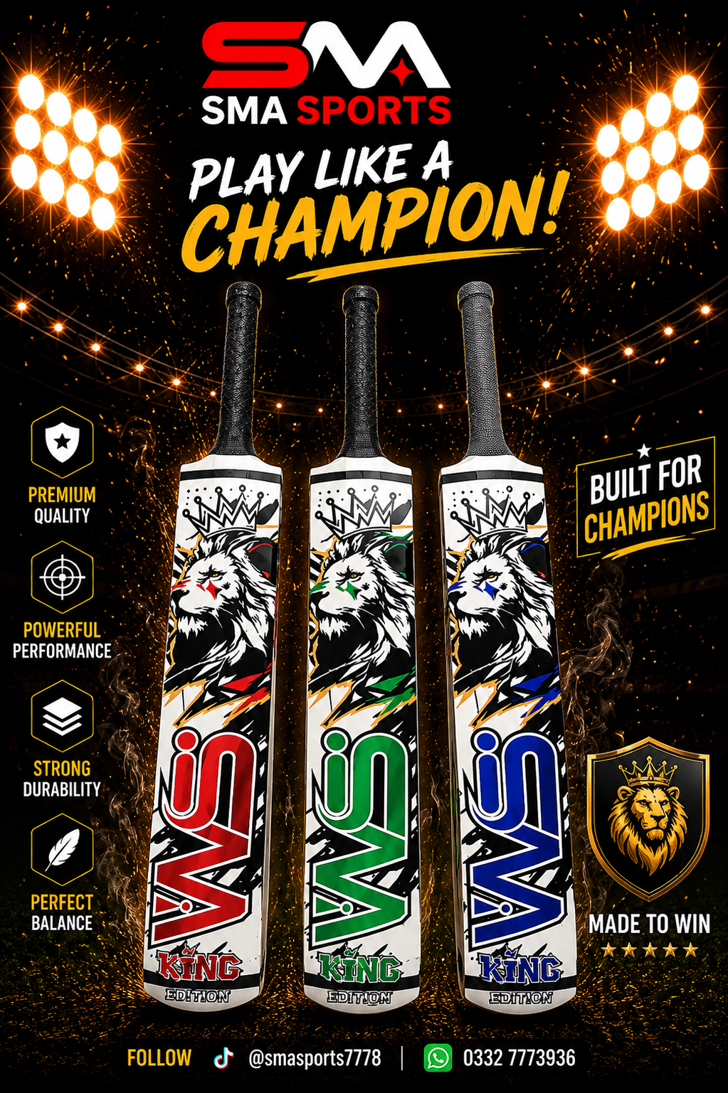 SMA 4 Band king Edition Sirilankan Coco wood