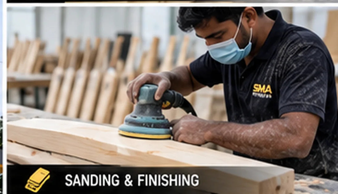 Sanding and finishing a cricket bat