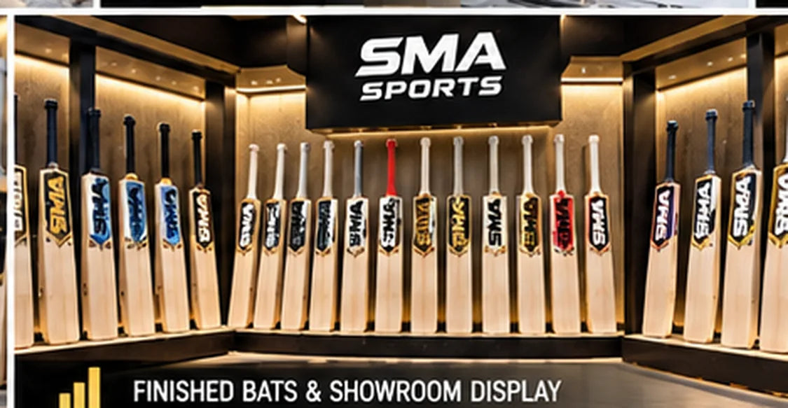SMA Sports bat display